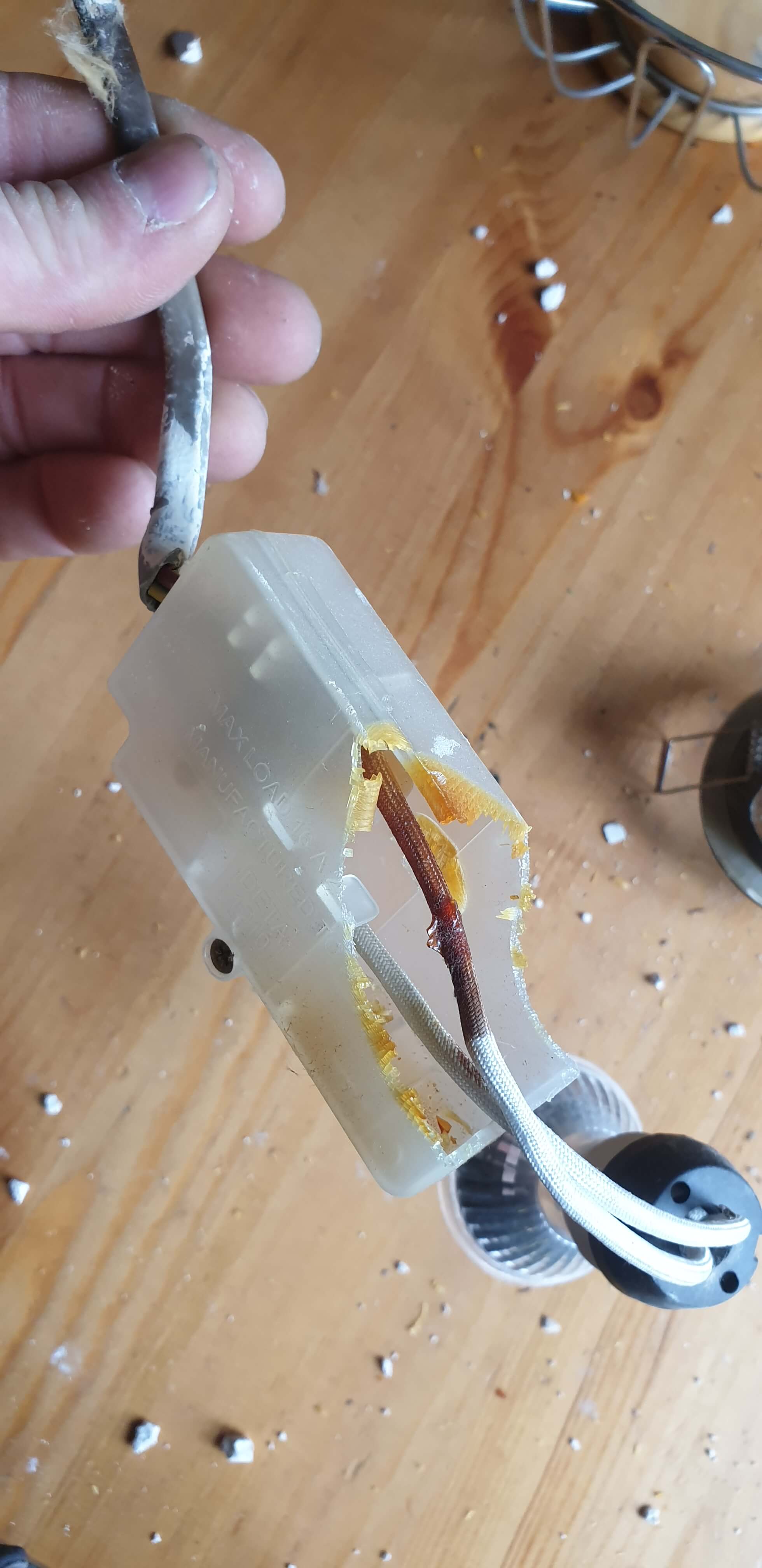 Broken Electrical Wire